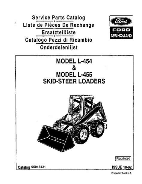 new holland l454 skid steer|new holland l454 parts diagram.